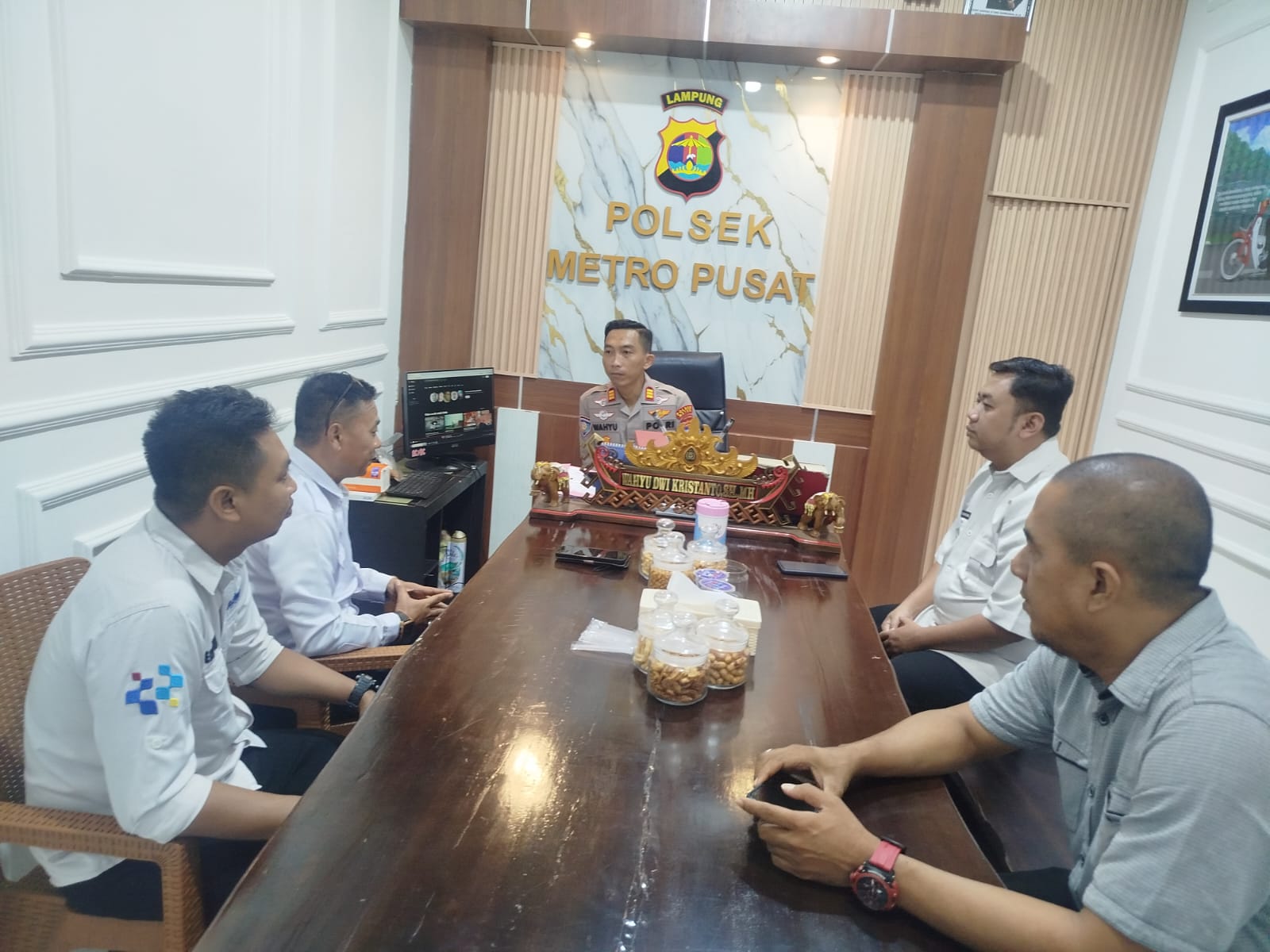 Diskominfotik Kota Metro dan Polsek Metro Pusat Perkuat Sinergi Integrasi CCTV untuk Mendukung Pemerintahan Digital