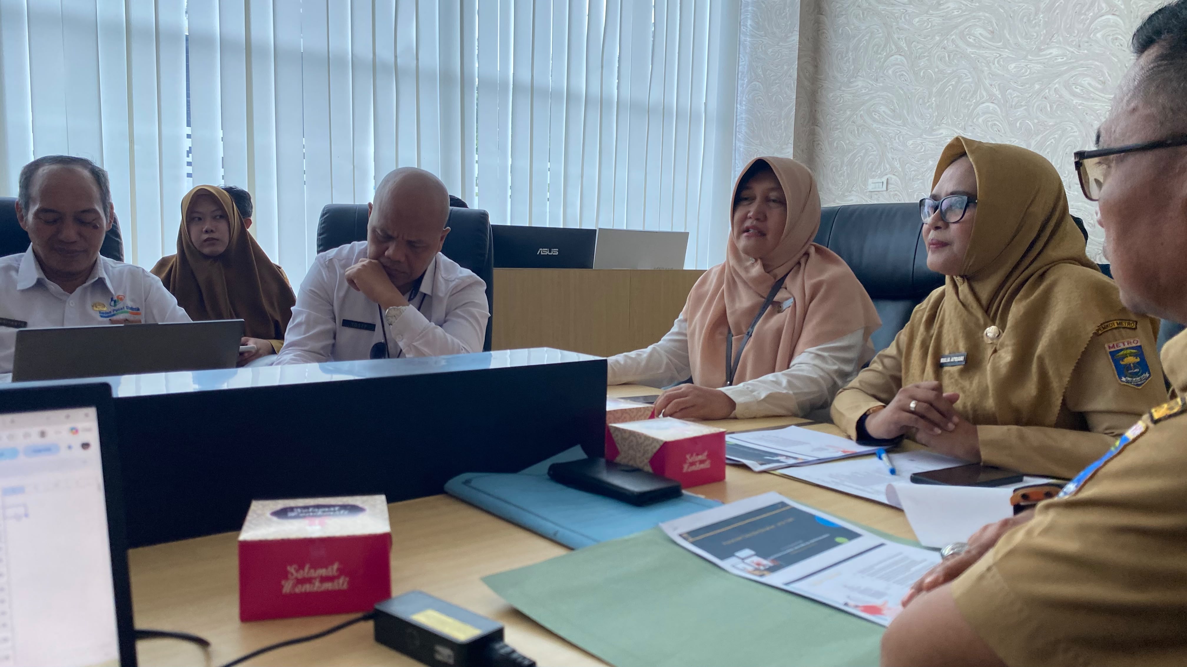 Diskominfotik menggelar Rapat Koordinasi dan Sinkronisasi Satu Data Indonesia (SDI) Tingkat Kota Metro