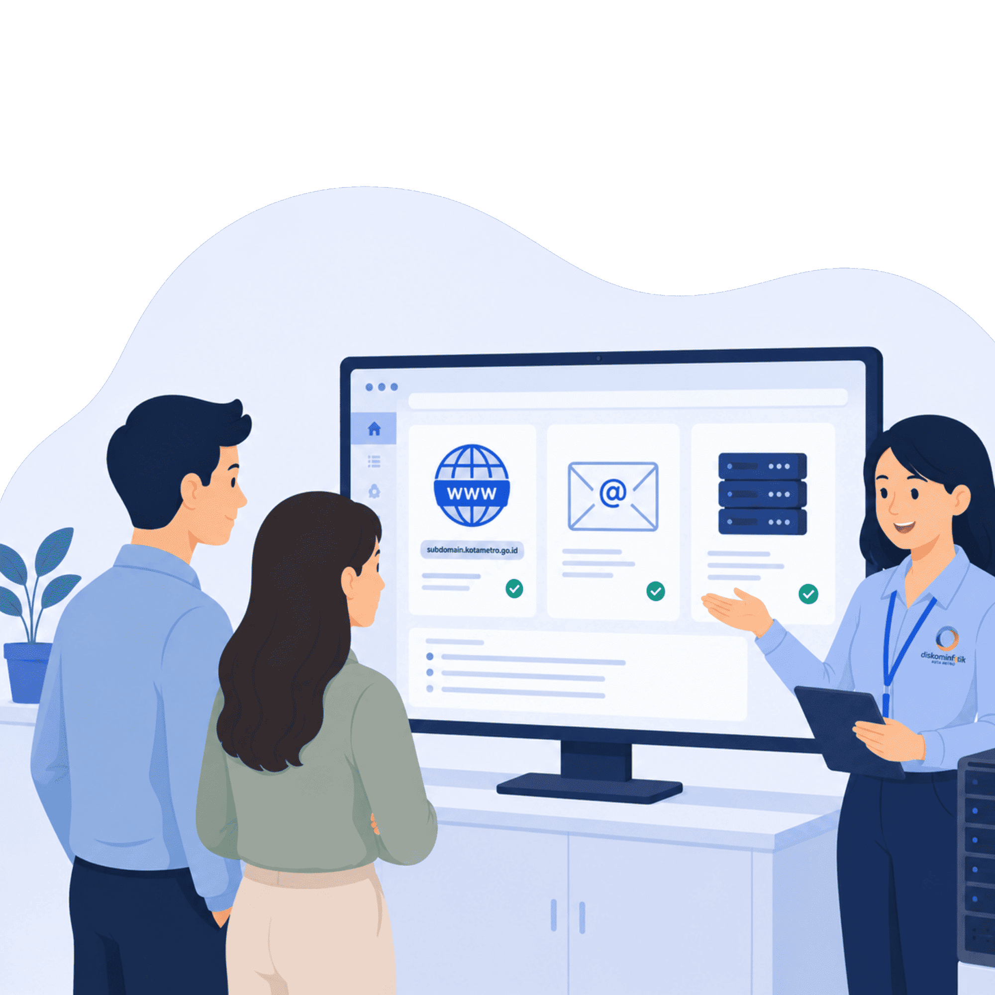 Permohonan Subdomain, Email Resmi dan VPS